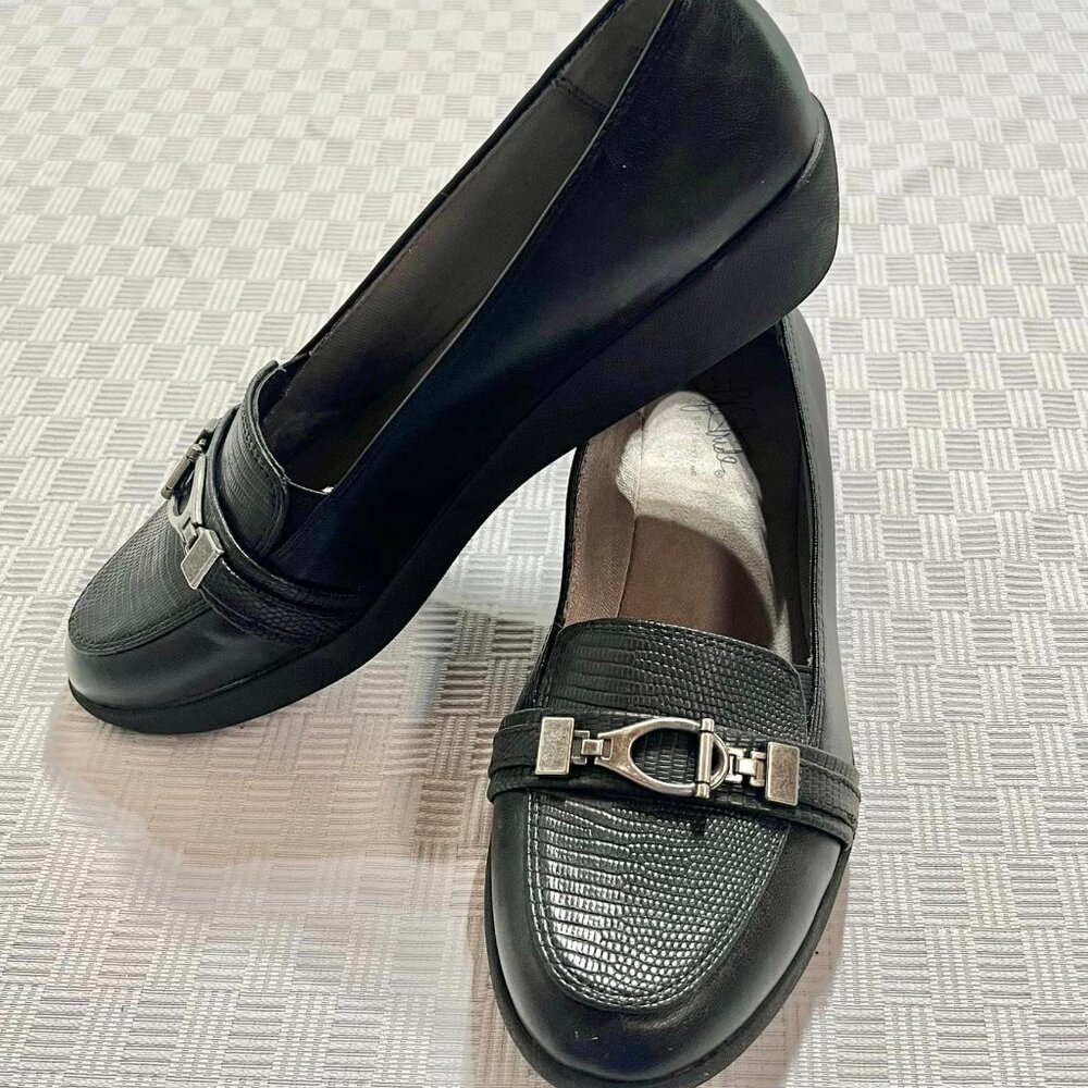 Nib Size 9.5 Medium Life Stride Soft System Black… - image 2